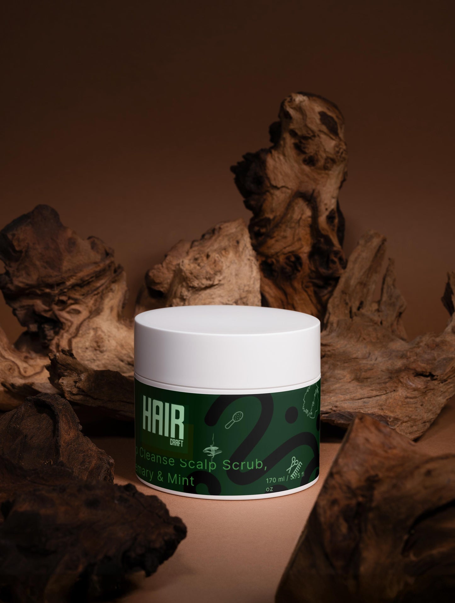 Hair craft Deep Cleanse Scalp Scrub, Rosemary & Mint