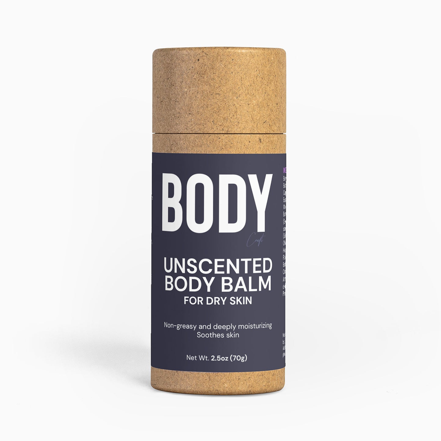 HB Unscented Body Balm