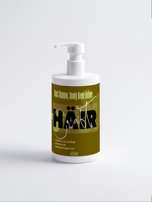 Hair Craft Gloss Shampoo, Smoky Green Vetiver